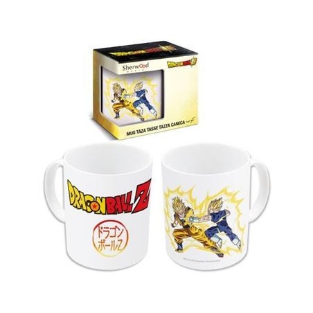 TAZA DRAGON BALL 325ML BLANCA LUCHA