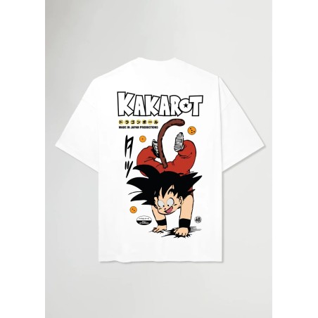 Camiseta MADE IN JAPAN BLANCA DRAGON BALL KAKAROT
