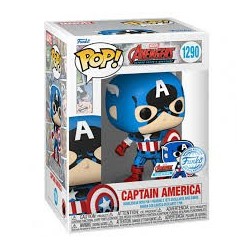 FUNKO POP! AVENGERS BEYOND EATH'S MIGHTIEST (CAPTAIN AMERICA WITH PIN) 1290