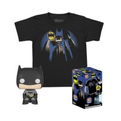 CAMISETA BATMAN (TALLA M) + FIGURA POCKET POP