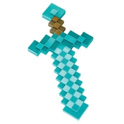 MINECRAFT RÉPLICA PLÁSTICO DIAMOND SWORD 51 CM