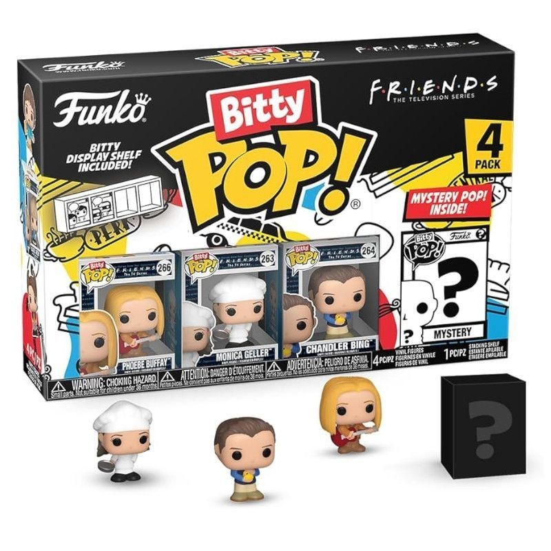 BITTY POP! FRIENDS (PACK 4 UD. PHOEBE BUFFAY)