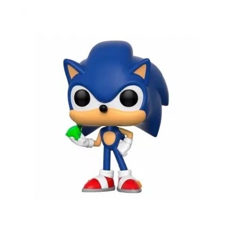 FUNKO POP! SONIC THE HEDGEHOG (SONIC WITH EMERALD) 284