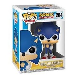 FUNKO POP! SONIC THE HEDGEHOG (SONIC WITH EMERALD) 284