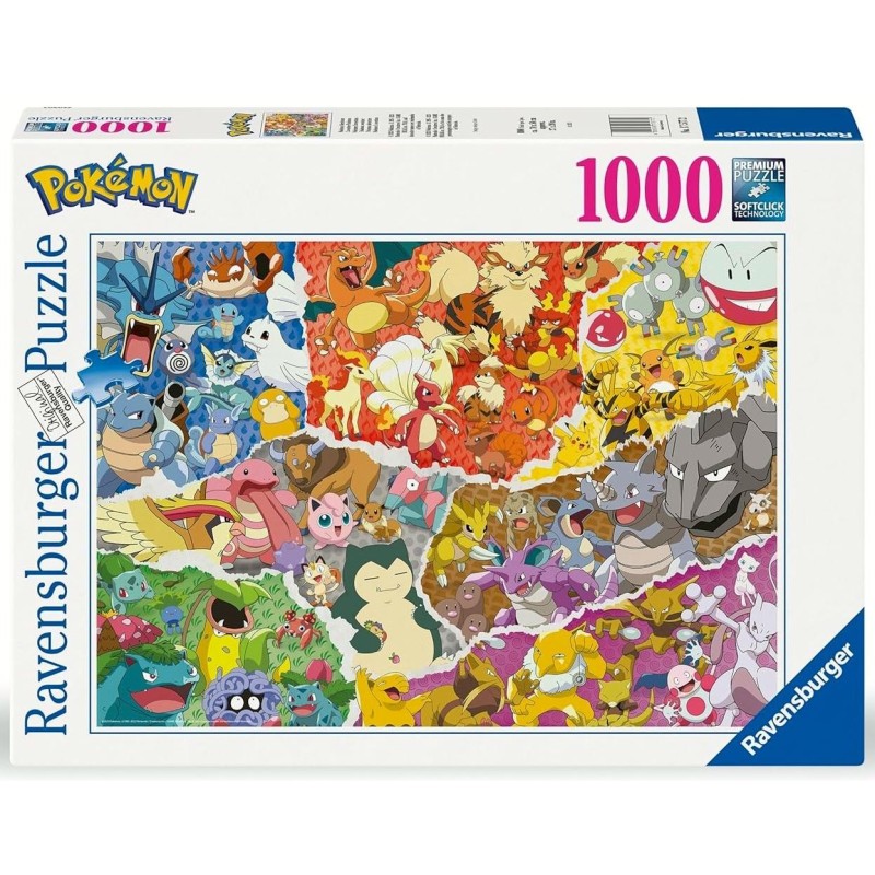PUZZLE POKEMON LA AVENTURA 175772 (1000 PIEZAS)