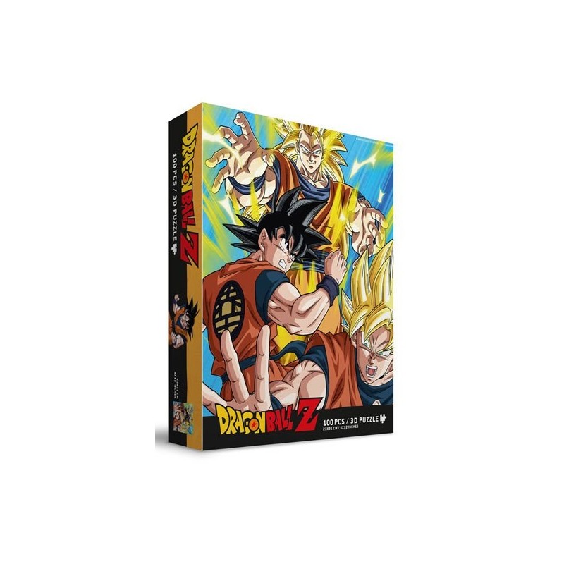 PUZZLE 100 EFECTO 3D GOKU SAIYAN DRAGON BALL Z