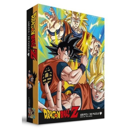 PUZZLE 100 EFECTO 3D GOKU SAIYAN DRAGON BALL Z