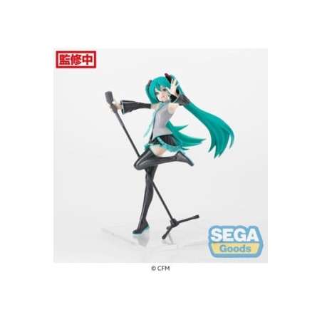 FIGURA HATSUNE MIKU SERIES ESTATUA LUMINASTA PVC PROJECT DIVA MEGA39'S 15TH DIVA VER. 18 CM