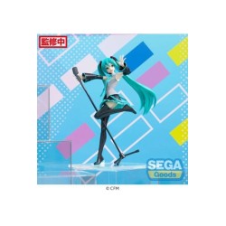 FIGURA HATSUNE MIKU SERIES ESTATUA LUMINASTA PVC PROJECT DIVA MEGA39'S 15TH DIVA VER. 18 CM