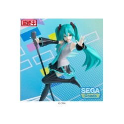 FIGURA HATSUNE MIKU SERIES ESTATUA LUMINASTA PVC PROJECT DIVA MEGA39'S 15TH DIVA VER. 18 CM