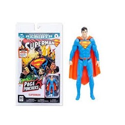 FIGURA DC DIRECT - COMIC WITH FIGURE WV1 – SUPERMAN (REBIRTH) 8 cm DC Comics de Mc Farlane Toys