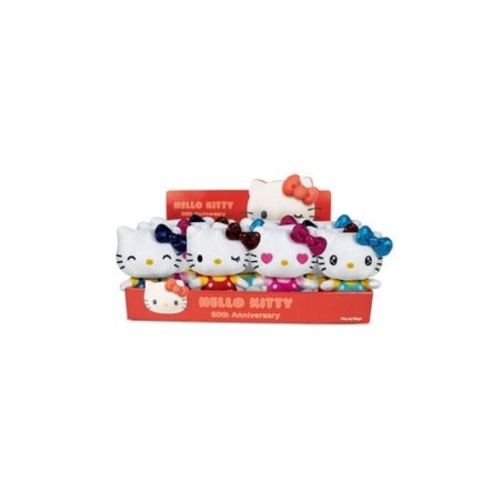 PELUCHE HELLO KITTY 50TH ANNIVERSARY 16CM