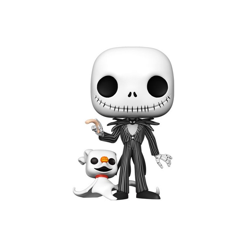 FUNKO POP! PESADILLA ANTES DE NAVIDAD (JACK SKELLINGTON WITH ZERO 25CM) 809