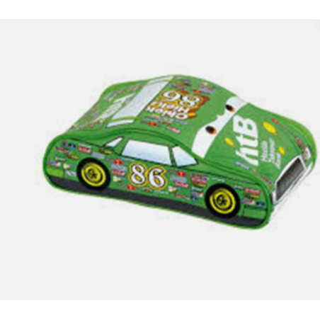 ESTUCHE COCHE CARS 3D VERDE