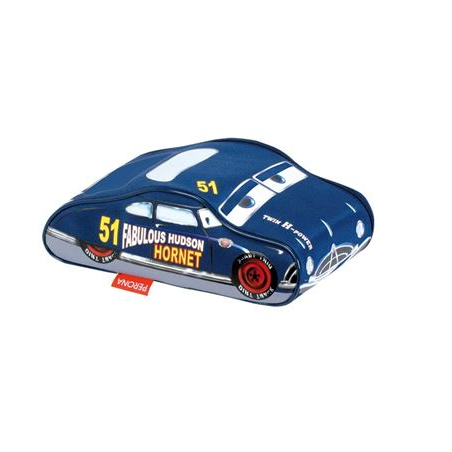 ESTUCHE COCHE CARS 3D AZUL