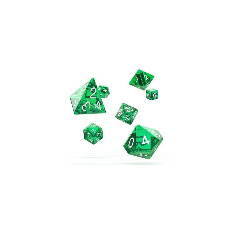 DADOS OAKIE DOAKIE DICE DADOS RPG-SET SPECKLED - VERDE
