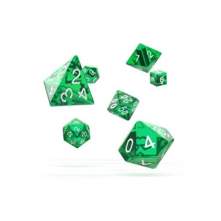 DADOS OAKIE DOAKIE DICE DADOS RPG-SET SPECKLED - VERDE