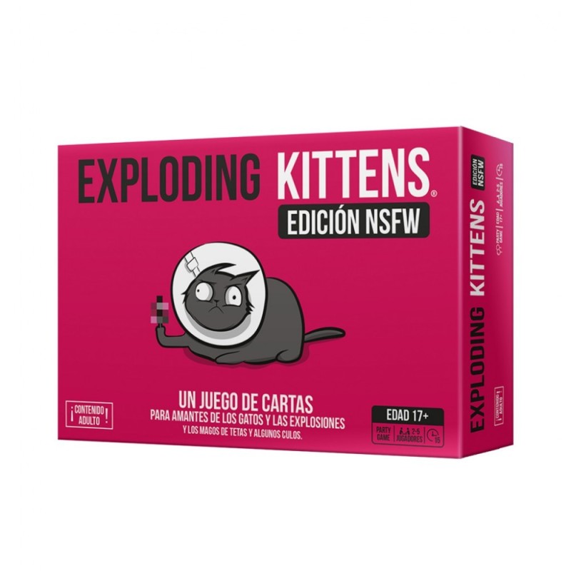 EXPLODING KITTENS EDICION NSFW (NUEVA EDICION ROJA)