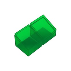 CAJA CARTAS ULTIMATE GUARD BOULDER 100+ CLEAR - EMERALD