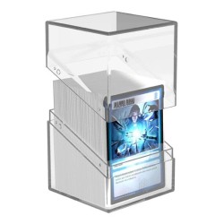 CAJA CARTAS ULTIMATE GUARD BOULDER 100+ CLEAR - TRANSPARENTE