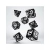 DADOS DRAGONS HEMATITE (7 UNIDADES) - Q WORKSHOP