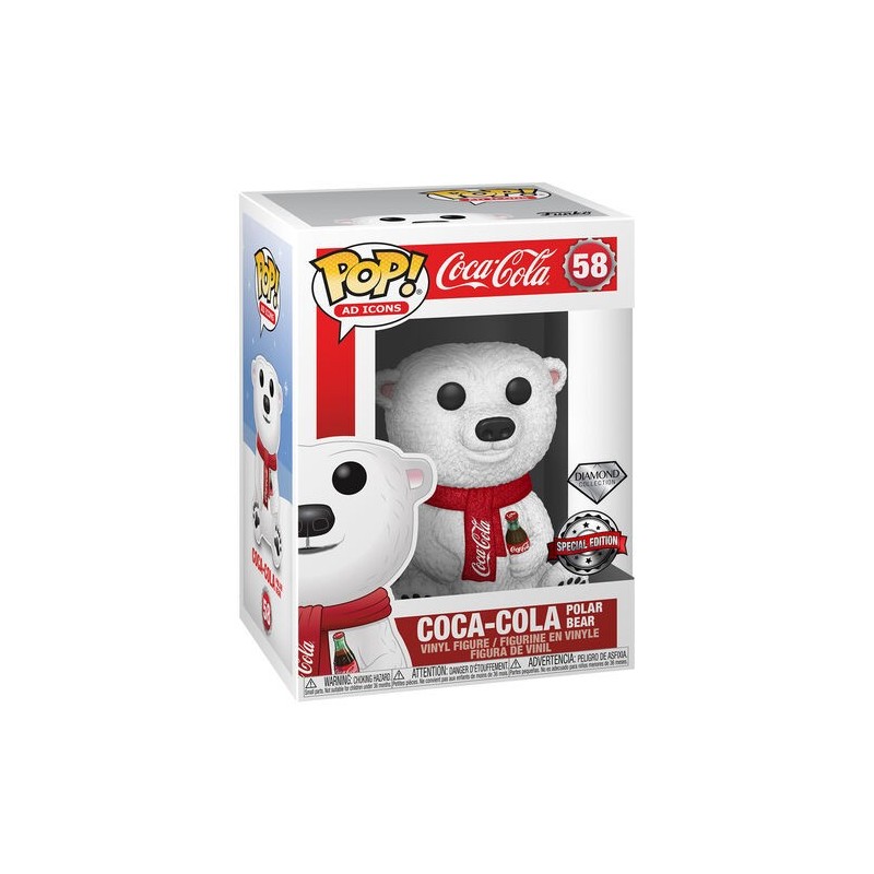 FUNKO POP! COCA COLA (COCA-COLA POLAR BEAR DIAMOND) 58