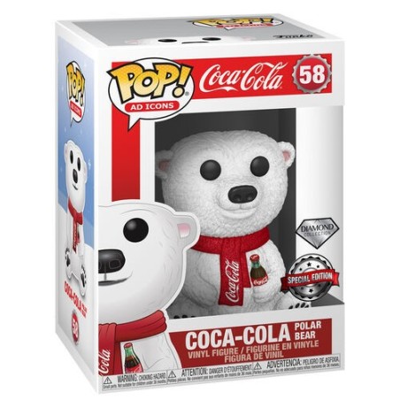 FUNKO POP! COCA COLA (COCA-COLA POLAR BEAR DIAMOND) 58
