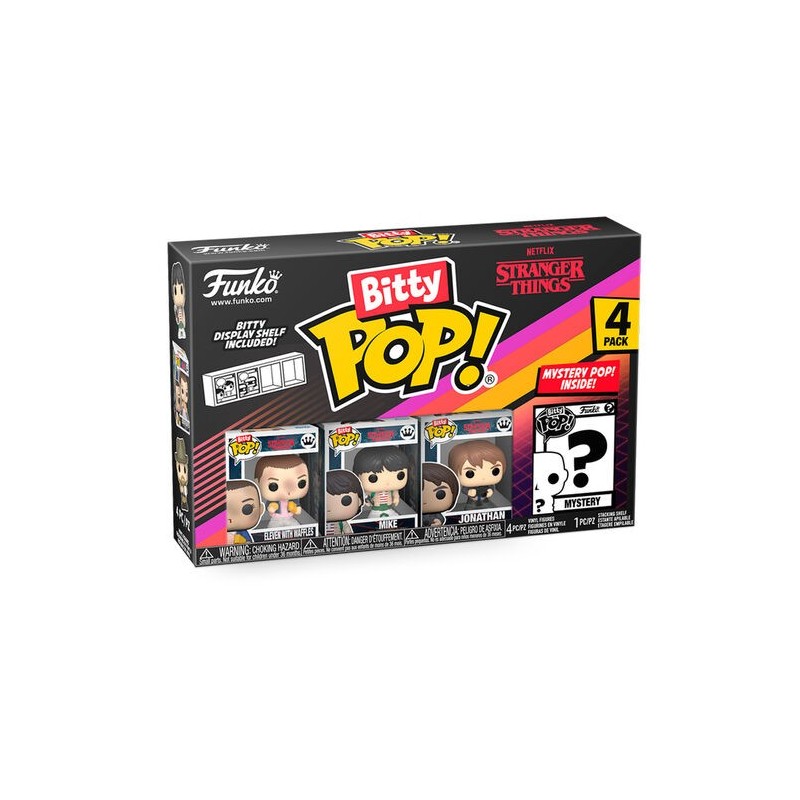 BITTY POP! STRANGER THINGS (PACK 4 - ELEVEN WITH EGGOS)