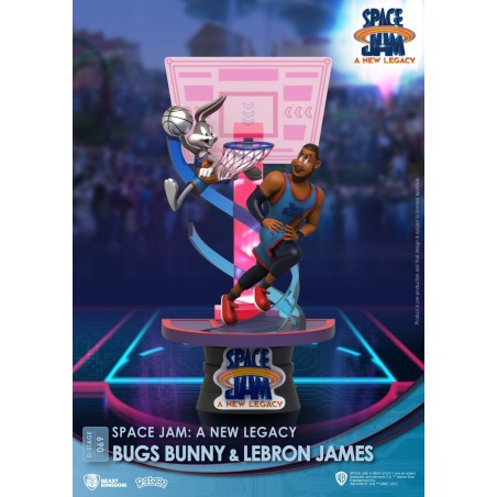 FIGURA SPCE JAM A NEW LEGACY BUGS BUNNY & LEBRON JAMES