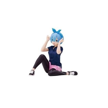 FIGURA RE:ZERO REM TRAINING STYLE 14 CM STARTING IN ANOTHER WORLD RELAX TIME