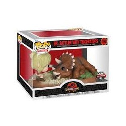 FUNKO POP! JURASSIC PARK (DR SATTLER WITH TRICERATOPS) 1198