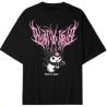 CAMISETA PINKSKULL KUROMI MADE IN JAPAN M/C NEGRA