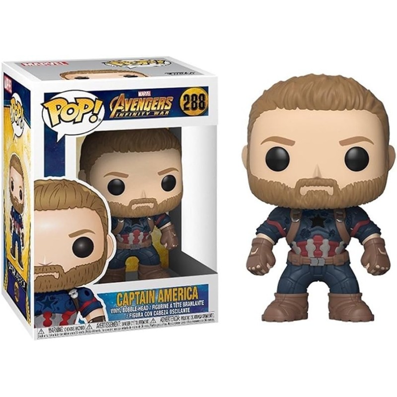 FUNKO POP! AVENGERS INFINITY WAR (CAPTAIN AMERICA) 288