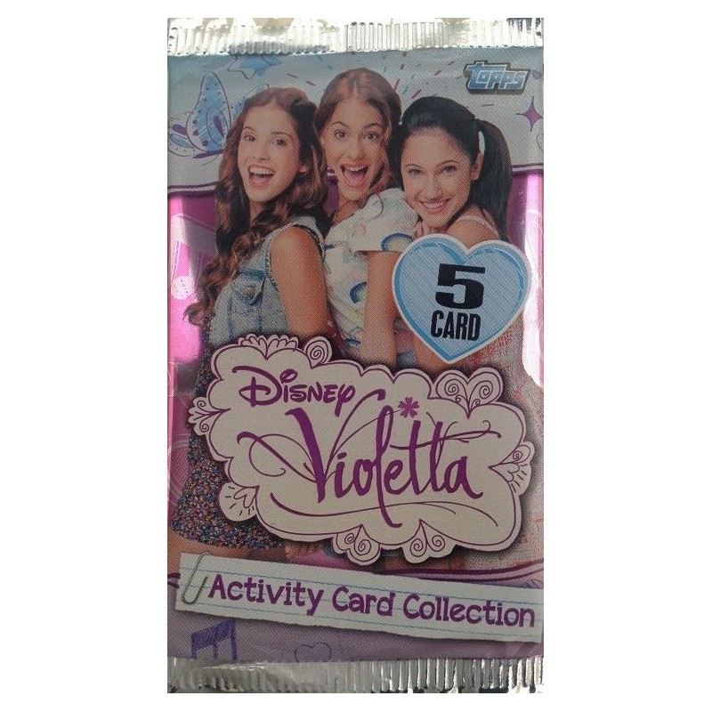 SOBRE DISNEY VIOLETTA ACTIVITY CARDS COLLECTION (5 CARD)