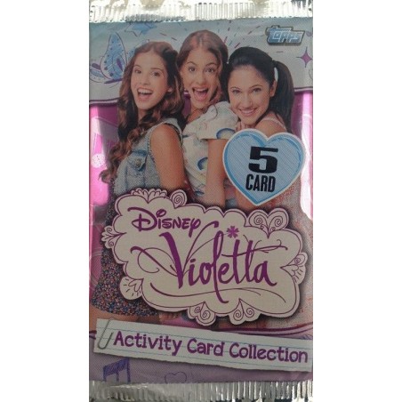 SOBRE DISNEY VIOLETTA ACTIVITY CARDS COLLECTION (5 CARD)