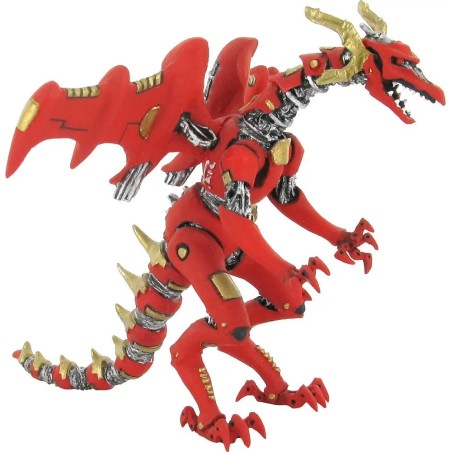 FIGURA DRAGON ROBOT ROJO
