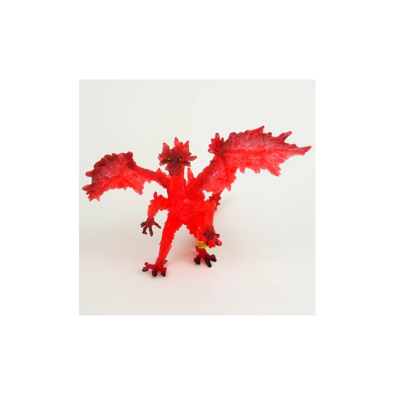 FIGURA DRAGON ZAFIRO ROJO 12CM