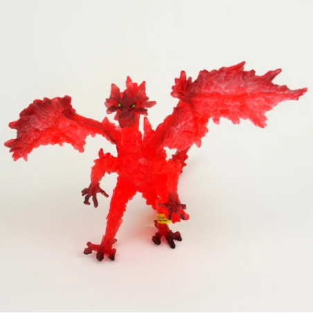 FIGURA DRAGON ZAFIRO ROJO 12CM