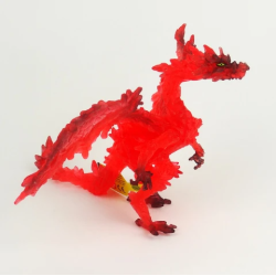 FIGURA DRAGON ZAFIRO ROJO 12CM