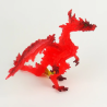 FIGURA DRAGON ZAFIRO ROJO 12CM