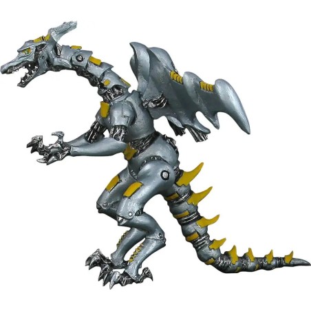 FIGURA DRAGON ROBOT GRIS