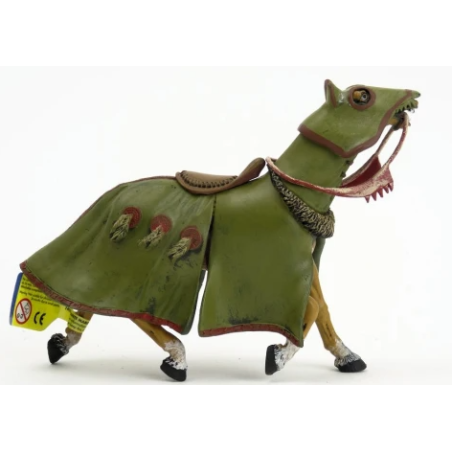 FIGURA CABALLO ROPA VERDE