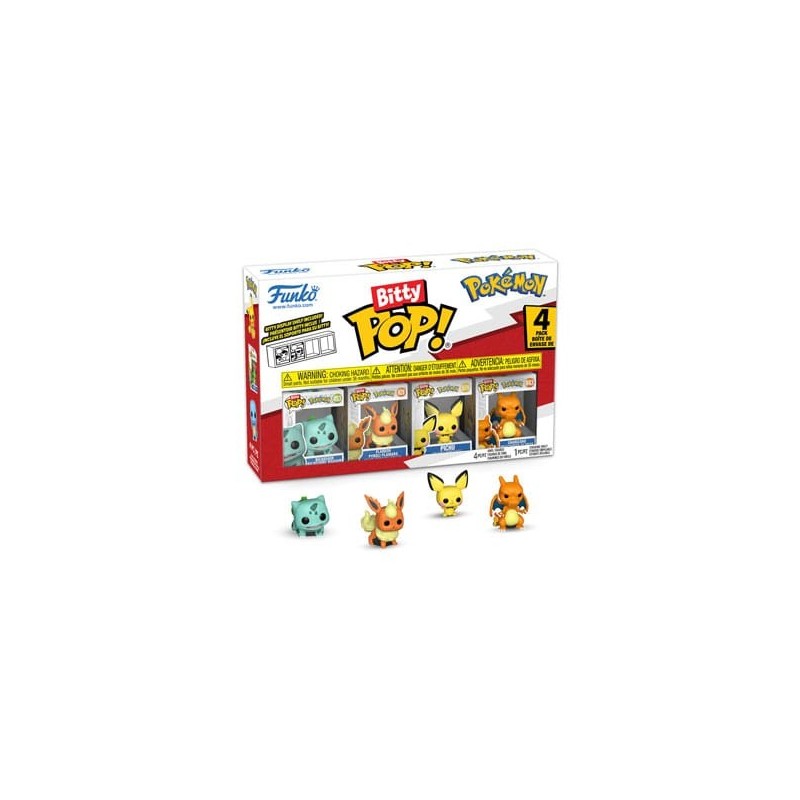BITTY POP! POKEMON (PACK 4UD. BULBASAUR)