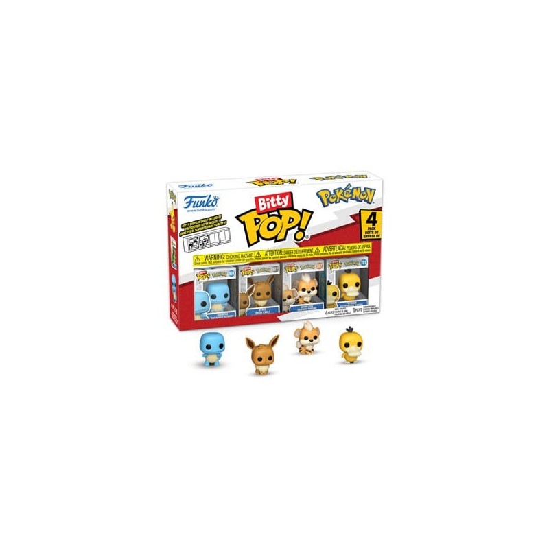 BITTY POP! POKEMON (PACK 4UD. SQUIRTLE)