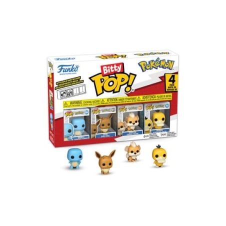 BITTY POP! POKEMON (PACK 4UD. SQUIRTLE)
