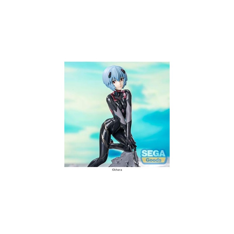 FIGURA EVANGELION: 3.0+1.0 THRICE UPON A TIME LUMINASTA REI AYANAMI 30TH ANNIVERSARY 19 CM