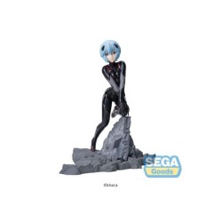 FIGURA EVANGELION: 3.0+1.0 THRICE UPON A TIME LUMINASTA REI AYANAMI 30TH ANNIVERSARY 19 CM