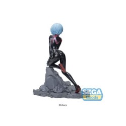 FIGURA EVANGELION: 3.0+1.0 THRICE UPON A TIME LUMINASTA REI AYANAMI 30TH ANNIVERSARY 19 CM