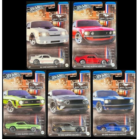 COCHE HOTWHEELS SILVER SERIES 60 YEARS SURTIDO