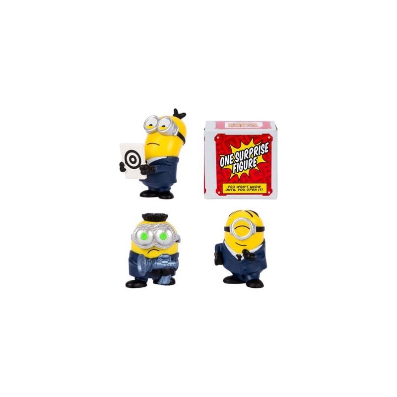 DESPICABLE ME 4 PACK DE 4 FIGURAS MINIIONS PVC AVL SQUAD 5CM